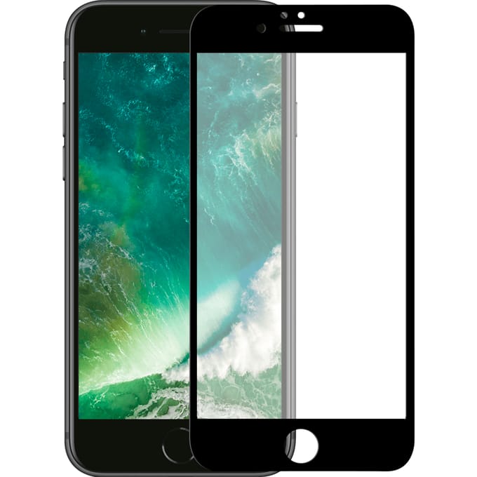 iPhone 6 screenprotector gehard glas Edge to Edge - Zwart