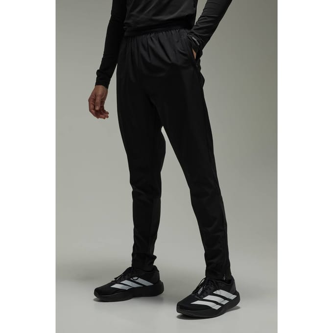 Common Pace Running Ultra Rits Zoom Toelopende Joggingbroeken | Black | Size Medium