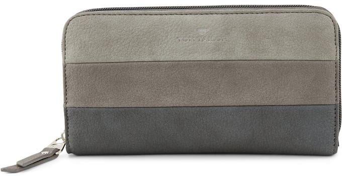 Tom Tailor - TTELLEN Portemonnee met colour blocking - Maat ONESIZE - mixed grey