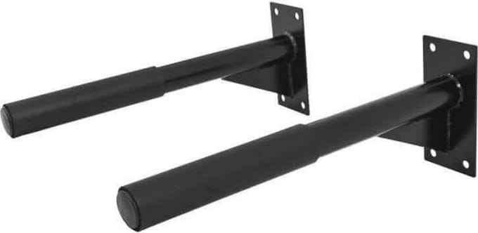 Gorilla Sports Dipsteunen - Dip station - Wandmontage - Dip bars