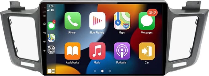 BG4U - Android Navigatie Radio geschikt voor Toyota RAV4 2012-2018 met Apple Carplay en Android Auto