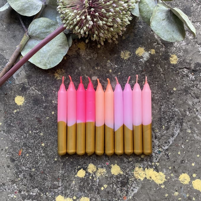 Pink Stories _ Dip Dye Little Star * Lipstick Stars