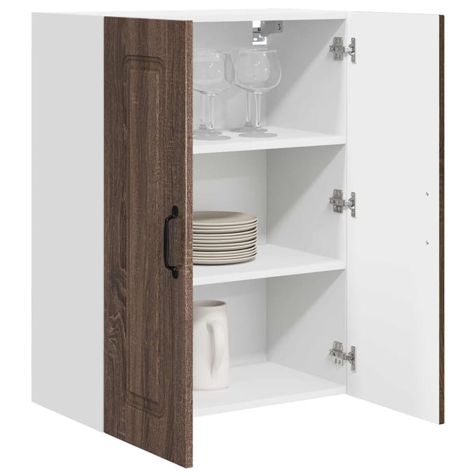 vidaXL - Vaatwasserpaneel - Kalmar - Bruin - Eiken - 60 - x - 31 - x - 80 - cm
