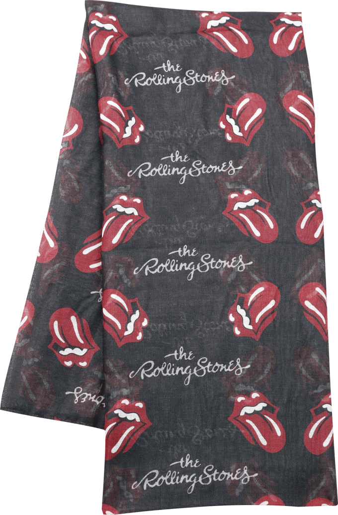 The Rolling Stones Logo Unisex Doek - zwart - Standard