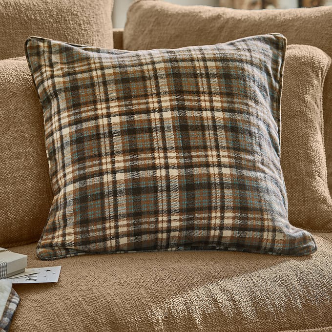 LOBERON Kussenhoes Celestria bruin/beige