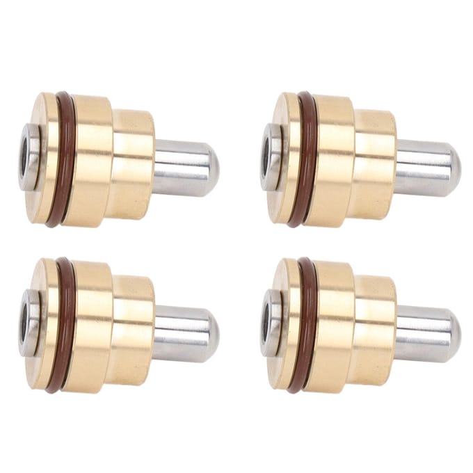 4 Pièces Poignée de Commande d'Excavatrice Haute Dureté Joystick Bouton Hydraulique Poignée Tête Ogive pour beige
