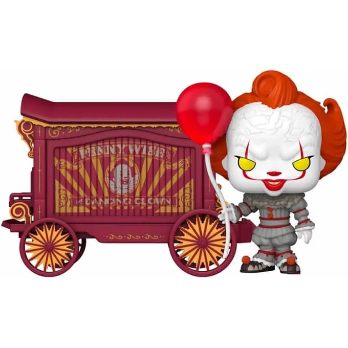 Beeldje Funko Town IT Welcome To Derry Pennywise & Wagon