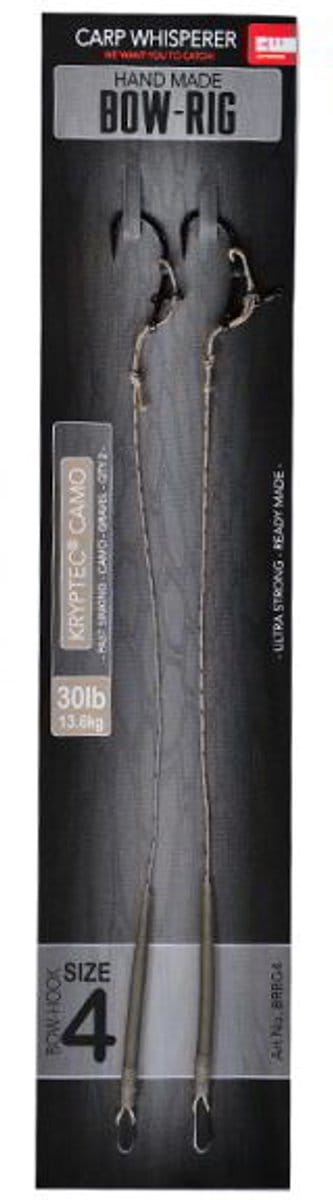 Carp Whisperer - Bow rig - Haak maat: 4 - 2 stuks - Gravel