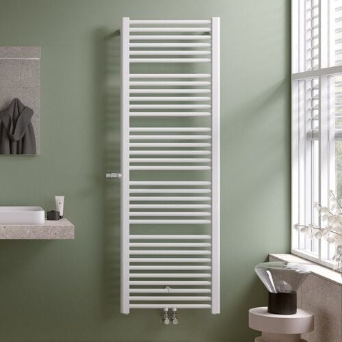 Kermi Basic plus bathroom radiator 45 x 3.5 x 144.8 cm, left E0V1M1500452LXK