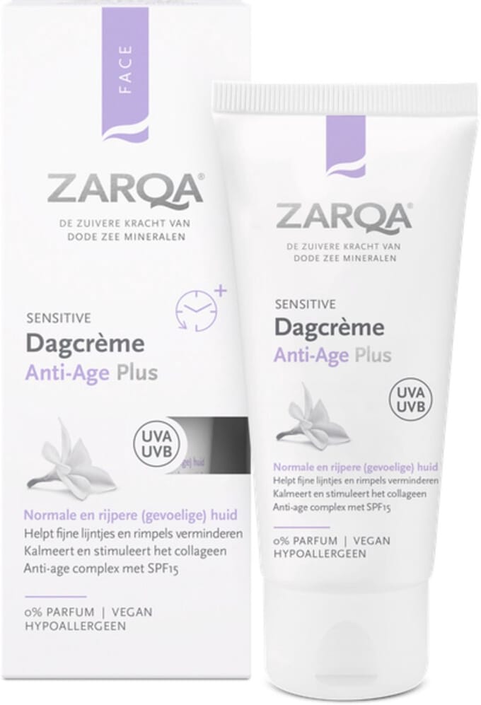 Zarqa Anti-Age Dagcrème Plus - 3 x 50 ml - Voordeelverpakking