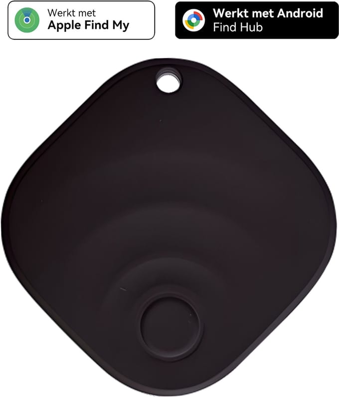 Rayofi Air Tag-Bluetooth Tracker & KeyFinder - Werkt met Apple Find My & Android Find My Device - Tracker Apple iPhone & Android - Zwart