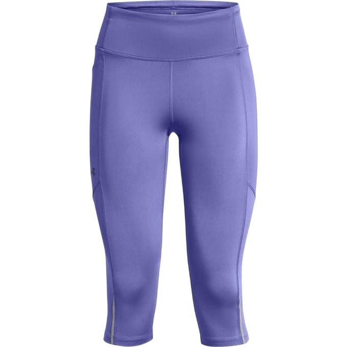 Under Armour Dames Launch Capri (Paars)