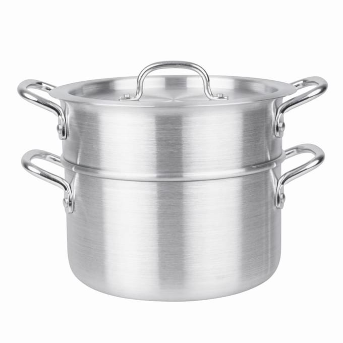 Vogue aluminium pan met au bain marie inzet 4L