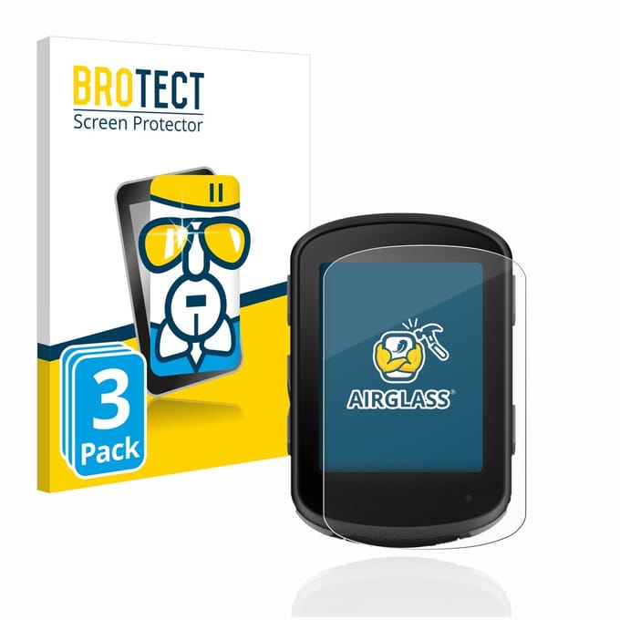 Screenprotector 3 Stuks voor Garmin Edge 540 / Edge 840 Beschermglas transparant