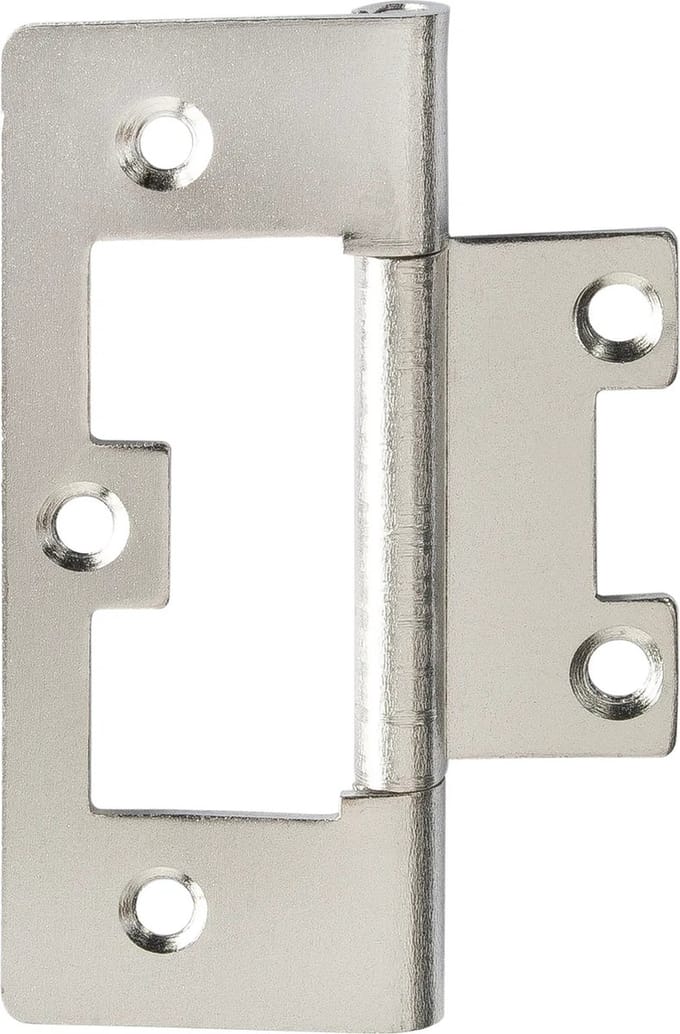 Louvredeurscharnier - Vernikkeld Staal - 63 Mm - 4 Stuks