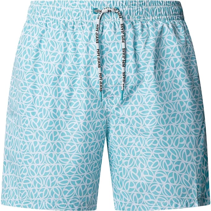 Pepe Jeans Print Zwembroek Blauw M Man