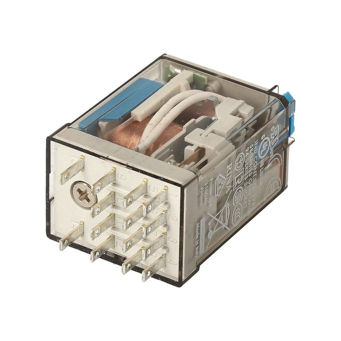 Finder 4CO Industrieel Relais 7A 24VDC Met Test LED - 55.34.9.024.0094