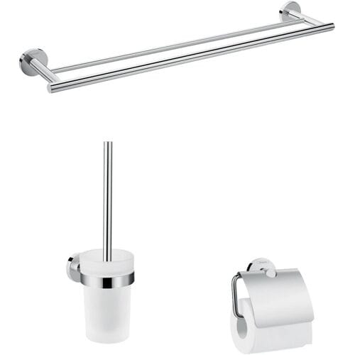 Hansgrohe Logis Universal Bathroom Accessory Set 3-piece 41727000