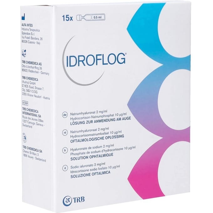 Idroflog Oogdruppels Fl 15x0,5ml