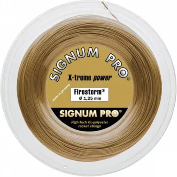 Signum Pro Firestorm Metallic Rol Snaren 200m-Goud