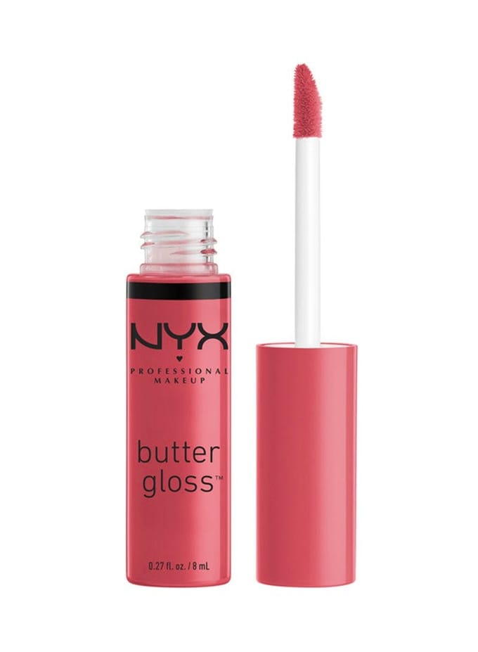 Nyx Professional Makeup Butter Lip Gloss - Sorbet - Glanzende Lipgloss - Roos
