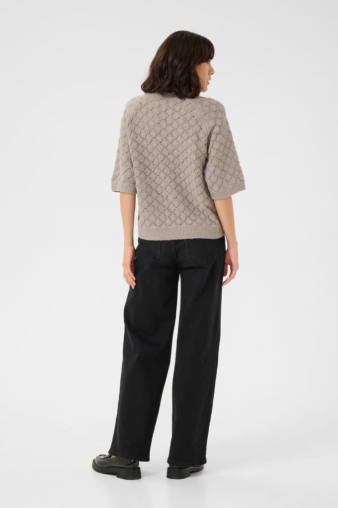 Pullover Loose fit light grey