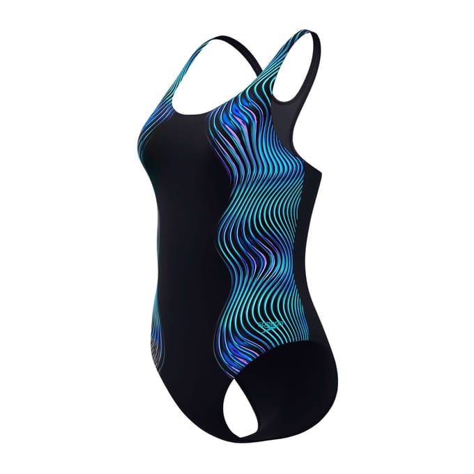 Dames zwempak uit 1 stuk Speedo Print Medalist