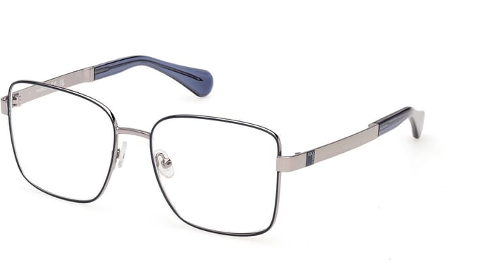 Max &co MO5221 Shiny blue 54/16/140 WOMAN Brilmonturen
