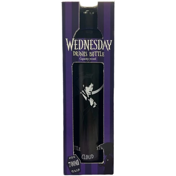 Wednesday Wednesday Unisex Drinkfles - zwart - Standard