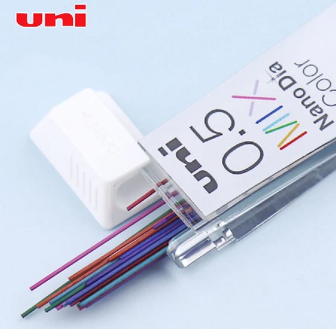 Uni 0.5 mm kleurenmix voor vulpotlood