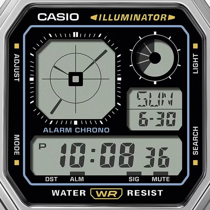 Casio Vintage A130WE-1AEF Vintage Edge LC Horloge