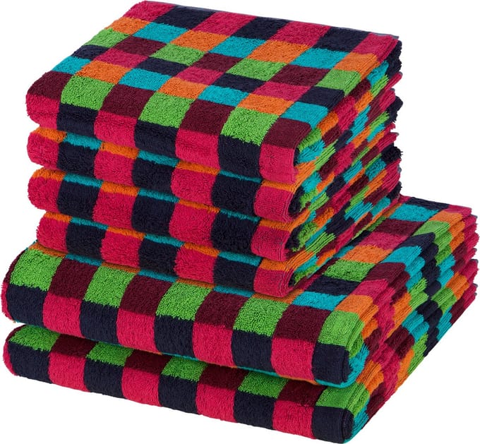 Cawö Sonstiges 4 X handdoek 2 X douchehanddoek - in set 6 pack Lifestyle