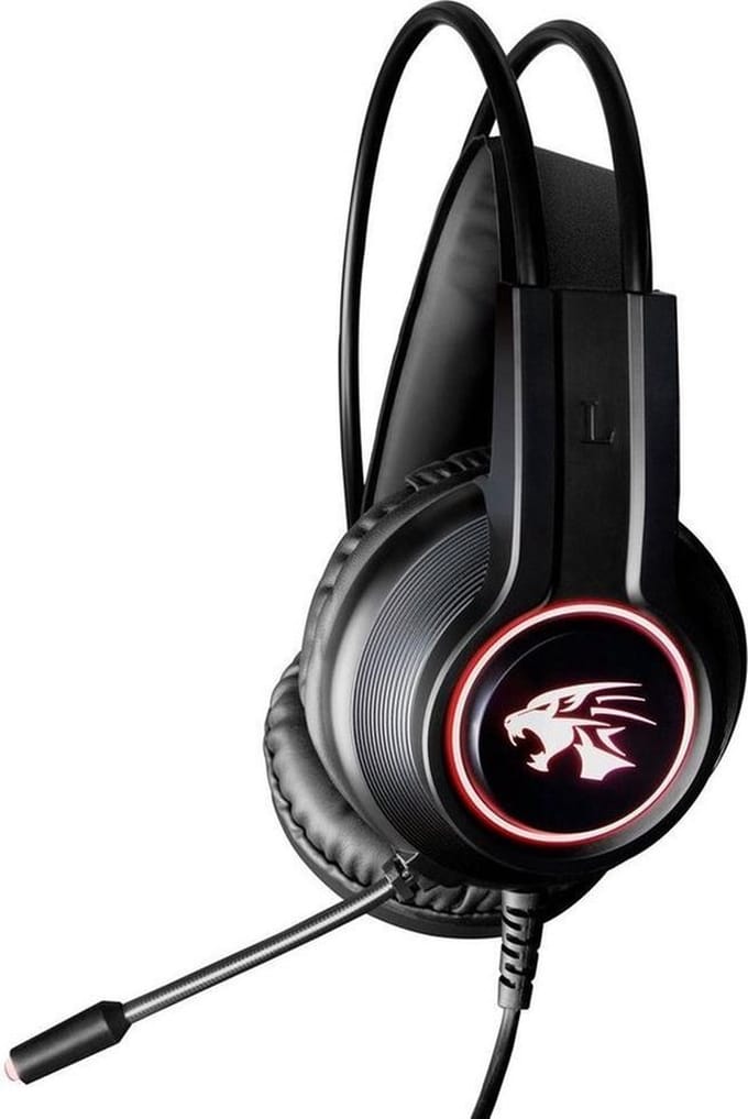 Gaming Headset Dual 3,5 mm Jack + USB-interface Bekabelde Gamingheadset kabellengte: 2,1 m - Geschikt voor: Computer, PS4, PS5, Xbox & Nintendo Switch - Stereo