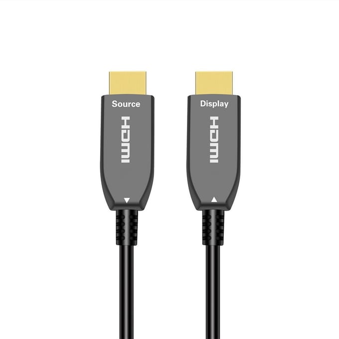 DrPhone TrueView HDMI 2.0 Active Optical Kabel – 3 Meter – 4K @ 60Hz – 18 Gbps – ARC – High Speed met Ethernet – Vergulde Connectors – Glasvezel HDMI Kabel
