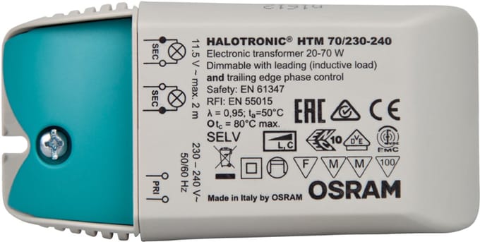 Osram Mouse Transformator HTM 20-70watt 12V