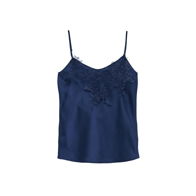 Satin top met kant dames Salsa Jeans