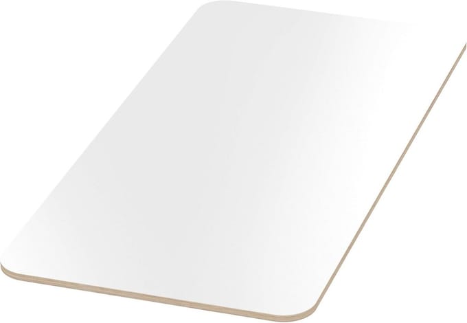 Multiplex Tafelblad 18mm Wit Melamine Gecoat Rechthoekig Werkblad op Maat