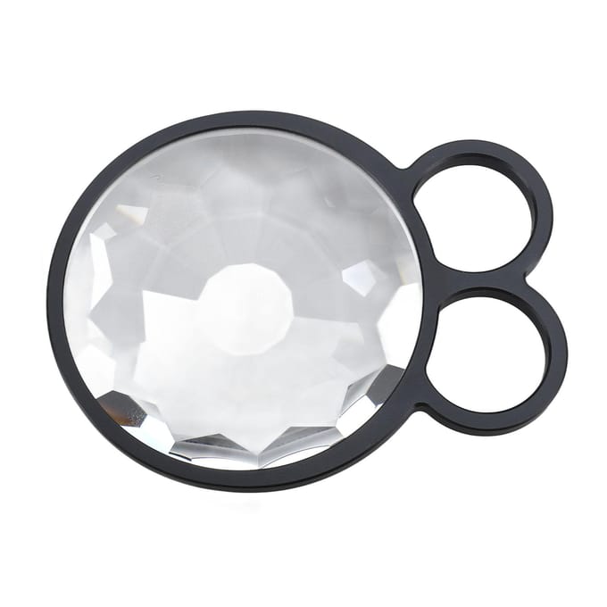 77mm Handheld Kaleidoscoop Glasfilter Variabel Kaleidoscoop Glas Prisma Camerafilter voor SLR white