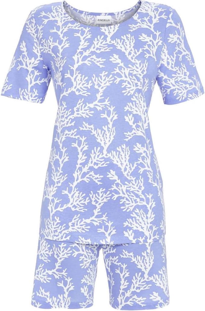 Ringella – Flatterer – Pyjama – 5211325 – Malibu Blue – Maat 46