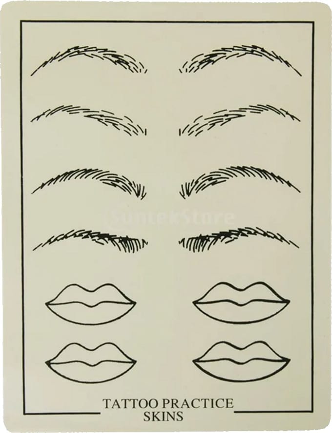 PMU Practice Skin – Professional Training Pad for Permanent Makeup