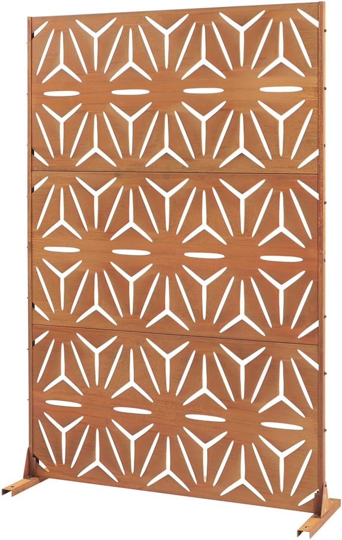 Scheidingswand Kilsturd privacyscherm 180x120x40 cm patina casa.pro
