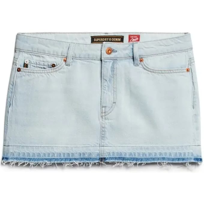 Superdry - Denim minirok - Dames - Rokken