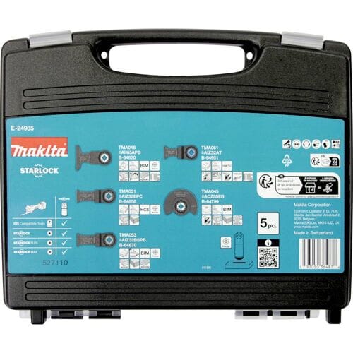 Makita E-24935 Invalzaagset multitool 5-delig