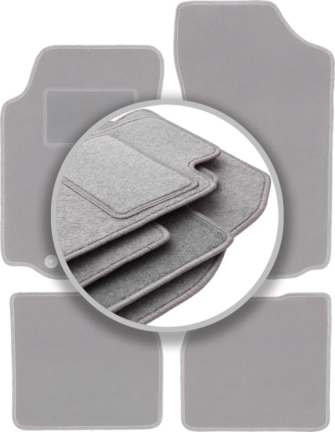 Automatten asgrijs voor: Peugeot 306 cabrio (1993-2001)
