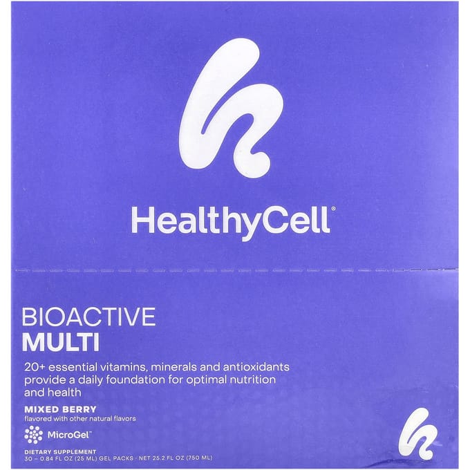 HealthyCell, Bioactive Multi, Mixed Berry, 30 gel packs, 0.84 fl oz (25 ml) each