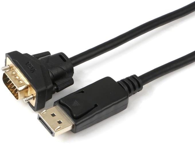 Displayport to VGA Cable 1m