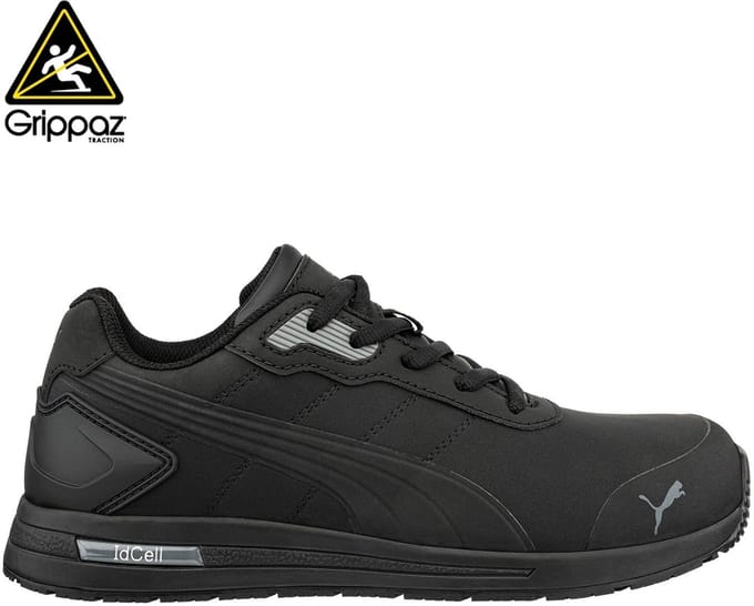 PUMA Safety SR Bounce BLK Low S3S ESD | Maat 41 | Uniseks veiligheidsschoenen | Antislip