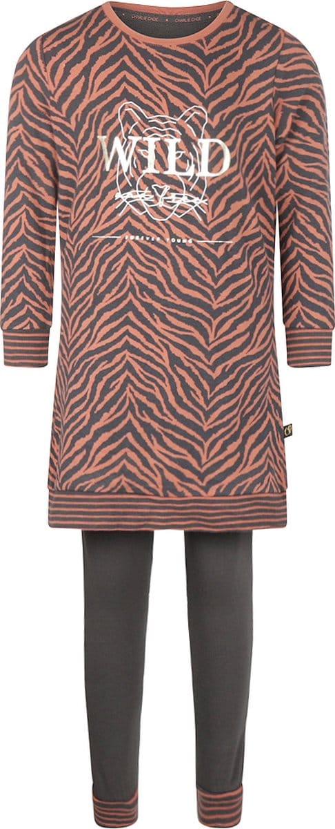 Charlie Choe U-WILD NIGHTS Meisjes Pyjamaset - Maat 110/116