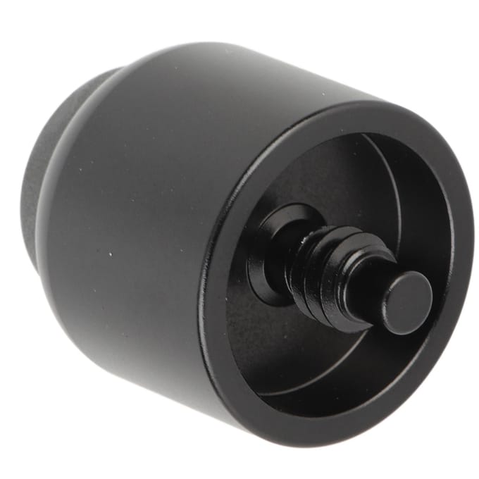 Biljart Poolkeu Verlengstuk Aluminiumlegering Poolkeu Stok Extender voor Oefening Training 1 Inch 1in black