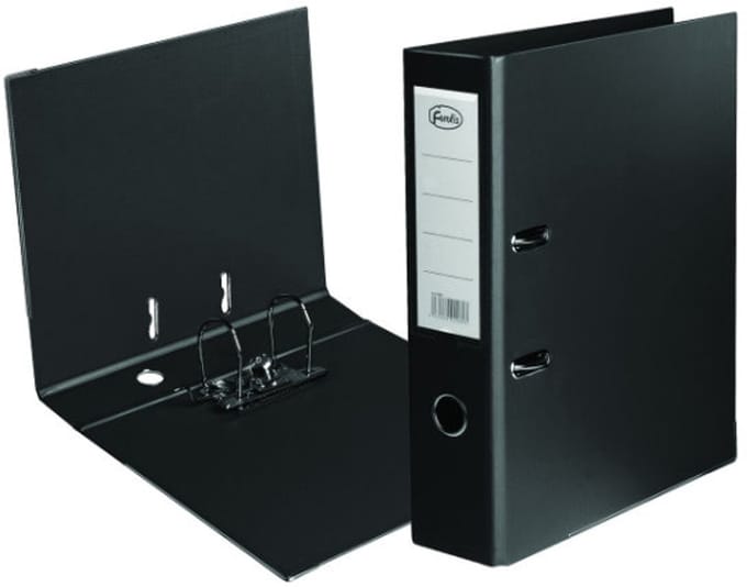 Centrum Forofis ordner A4 80mm zwart PVC 91060.